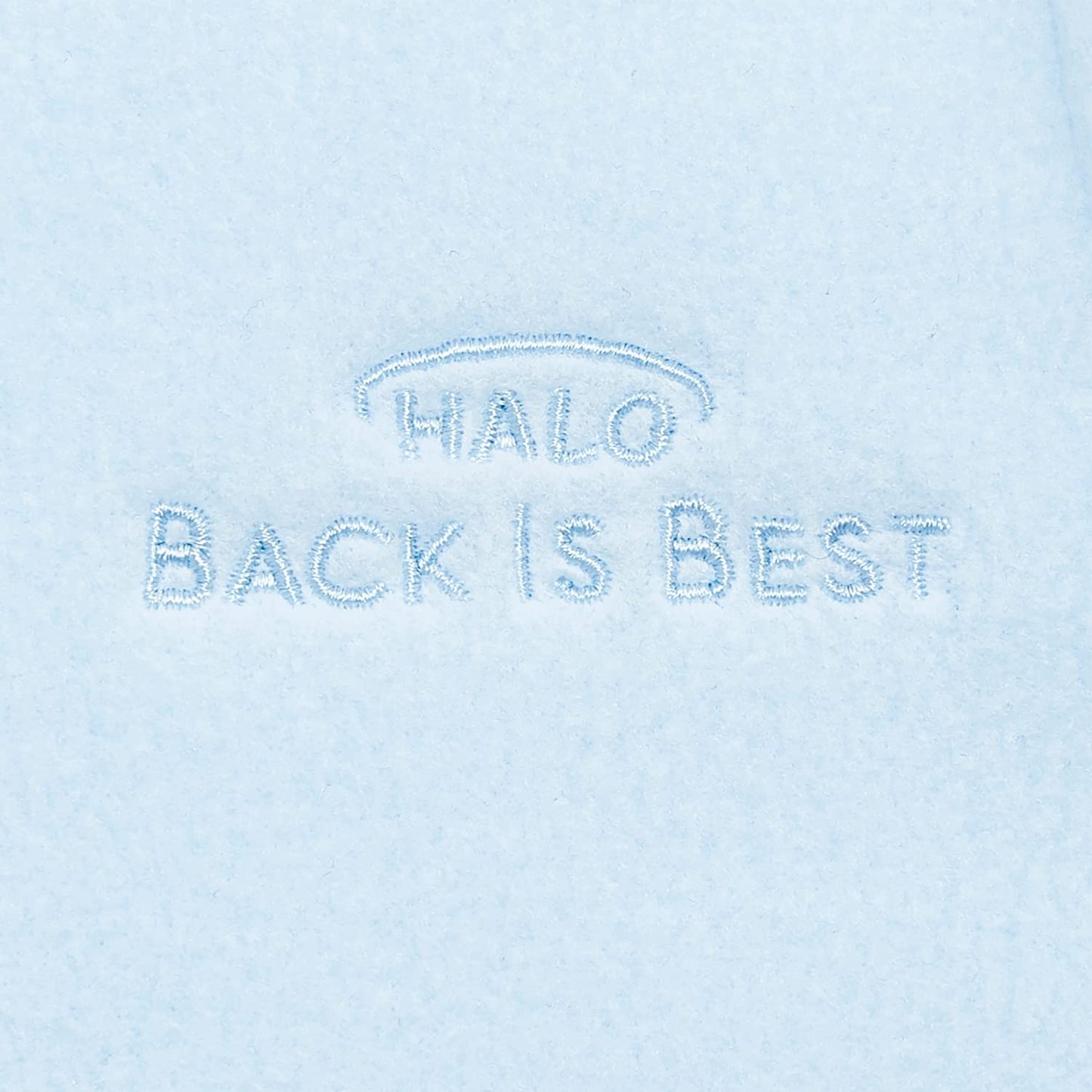 HALO Sleepsack Micro-Fleece Wearable Blanket, TOG 1.0, Baby Blue, X-Large