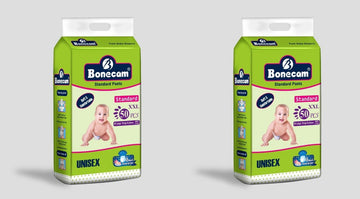 Alizee Bonecam Baby Pant Style Diapers (50 Count) Pack Of 2 (2Xl)