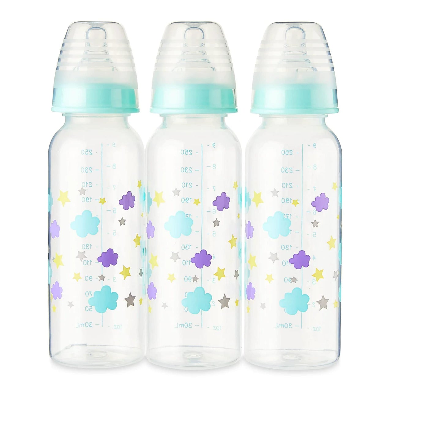 Parents Choice Baby Bottles - Slow Flow Bottles - 9Oz Baby Bottles - 5Oz Baby Bottles - Six Total Bottles