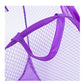 Portable Small Mesh Laundry Hamper Foldable Nursery Storage Basket For Baby Clothes Kids Toy Pop Up Camper Hampers Purple