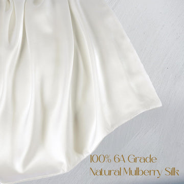 Zimasilk 100% Pure Mulberry Silk Pillowcase For Hair And Skin Health,Soft And Smooth,Both Sides Premium Grade 6A Silk,600 Thread