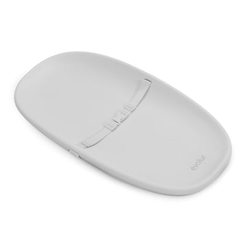 Evolur Eva Baby Changing Pad in Light Gray, Soft, Lightweight and Portable Changing Pad, Fits All Changing Table, Waterproof Fir