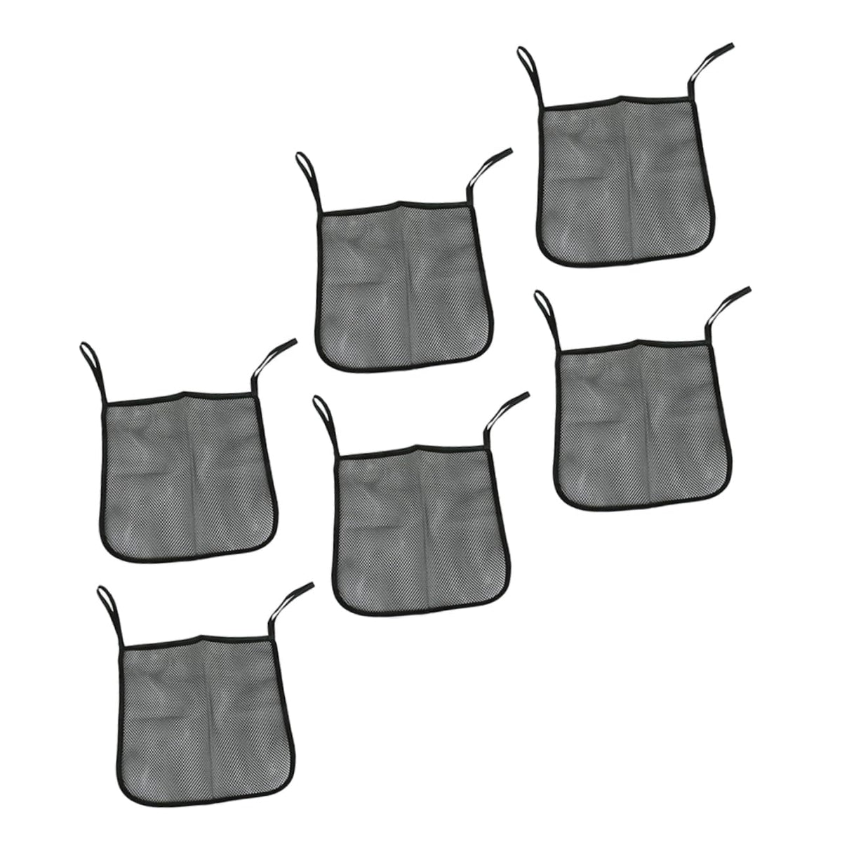 BIUDECO 6pcs Hanging Storage Bag Stroller Organizer Storage Bag Organizer Diaper Caddy Bath Toy Holder Stroller