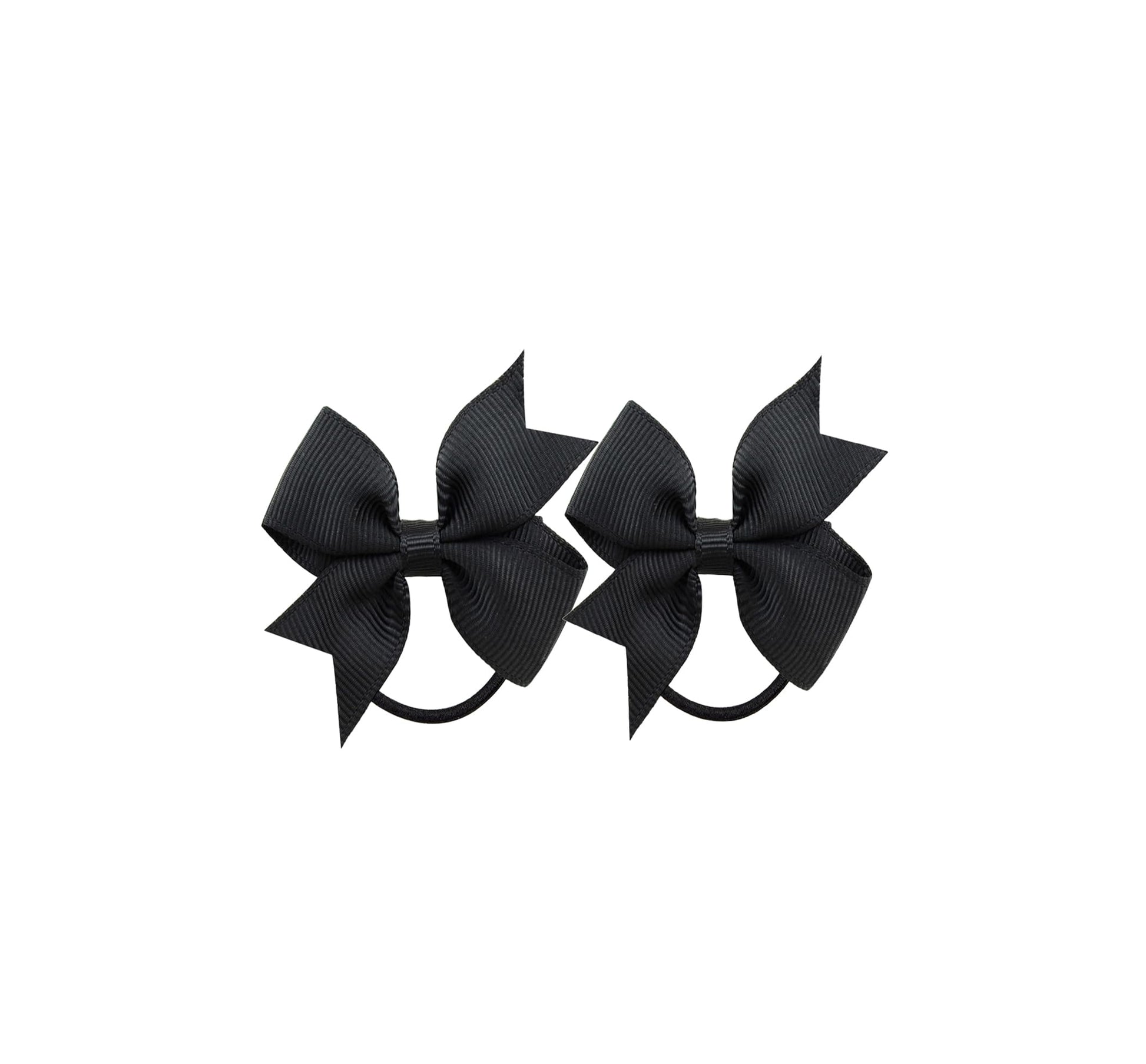 Lddcx Baby Girls' Hair Ties With Bows For Toddler Ponytail Holders Small Hair Ties (Fs3) (Bk)