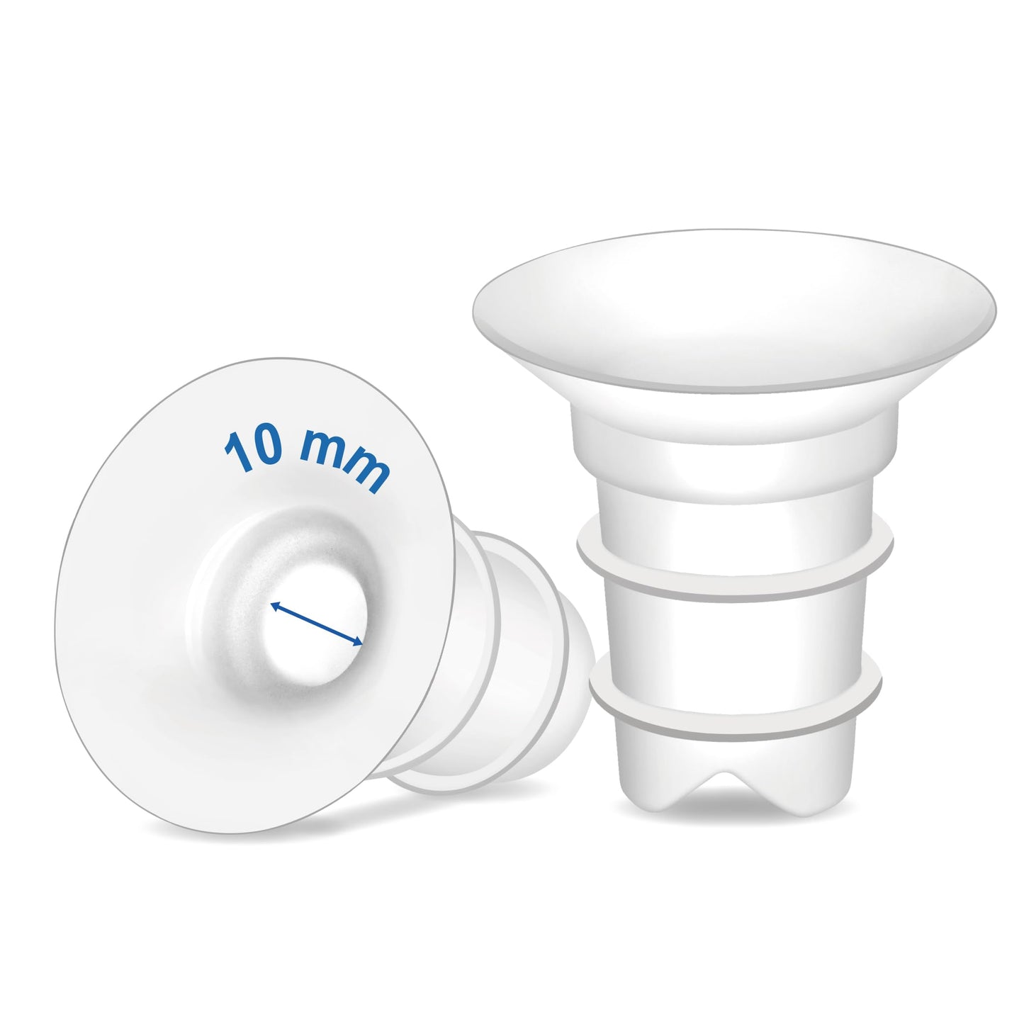 Maymom Flange Inserts 10mm Compatible with Spectra, Medela 24 mm Shields, Momcozy S9 Pro/S12 Pro, Willow Wearable Cup. Compatibl
