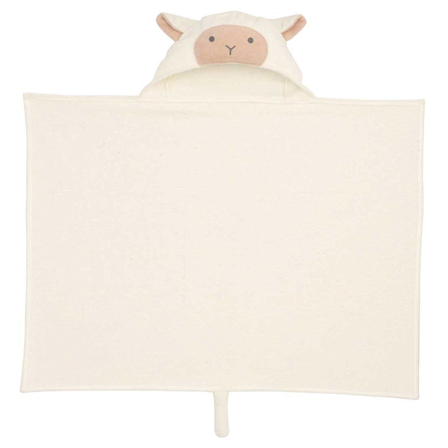 Elegant Baby 100 Cotton Bath Wrap, One Size, Lambie