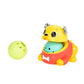 Lamaze Crawl & Chase Pug Ball Popper Toy - Includes Pug Ball Popper and 2 Baby Ball Toys - Baby Tummy Time and Crawling Toys - B