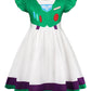 Eledobby Buzz Lightyear Dress For Girls Kids Buzz Lightyear Costume Halloween Outfit Birthday Party Dress 9-10Years