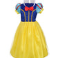 Dressy Daisy Toddler Little Girls Princess Costume Fancy Dresses Up Halloween Party with Gold Threads Size 3 B