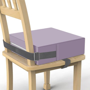 Toddler Booster Seat For Dining Table, Pu Washable Double Safe Straps Non-Slip Bottom Booster Seat Cushion, Strong Support Porta