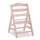 hauck Alpha+ Grow Along Solid Beechwood Highchair with Adjustable Seat, 5 Point Safety Harness, and Bumper Bar for Infants and T