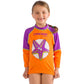 Cressi Pequeno Rash Guard Girl, Starfish, Xl (6T-7T)