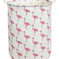 Clocor Large Pink Flamingo Laundry Hamper, Baby Girl Laundry Basket,Kids Toy Storage Bins,Nursery Decor,Bedroom,Bathroom,Gift Ba