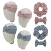 Sugarmelon Mommy And Me Headband Set Mother Baby Matching Turban Headbands For Toddler Baby Girls Women Scrunchies Hair Bow Hair