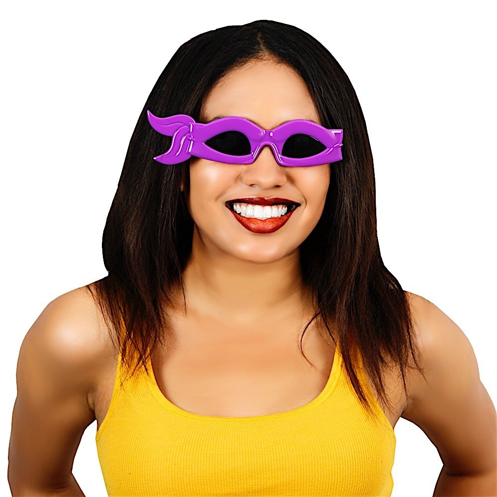 Sun-Staches Teenage Mutant Ninja Turtle Sunglasses | Tmnt Purple Costume Accessory | Uv 400 | One Size Fits Most