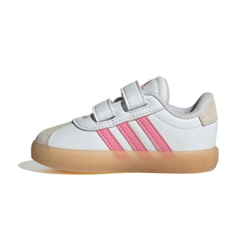 Adidas Unisex-Baby VL Court 3.0, White/Bliss Pink/Alumina, 5