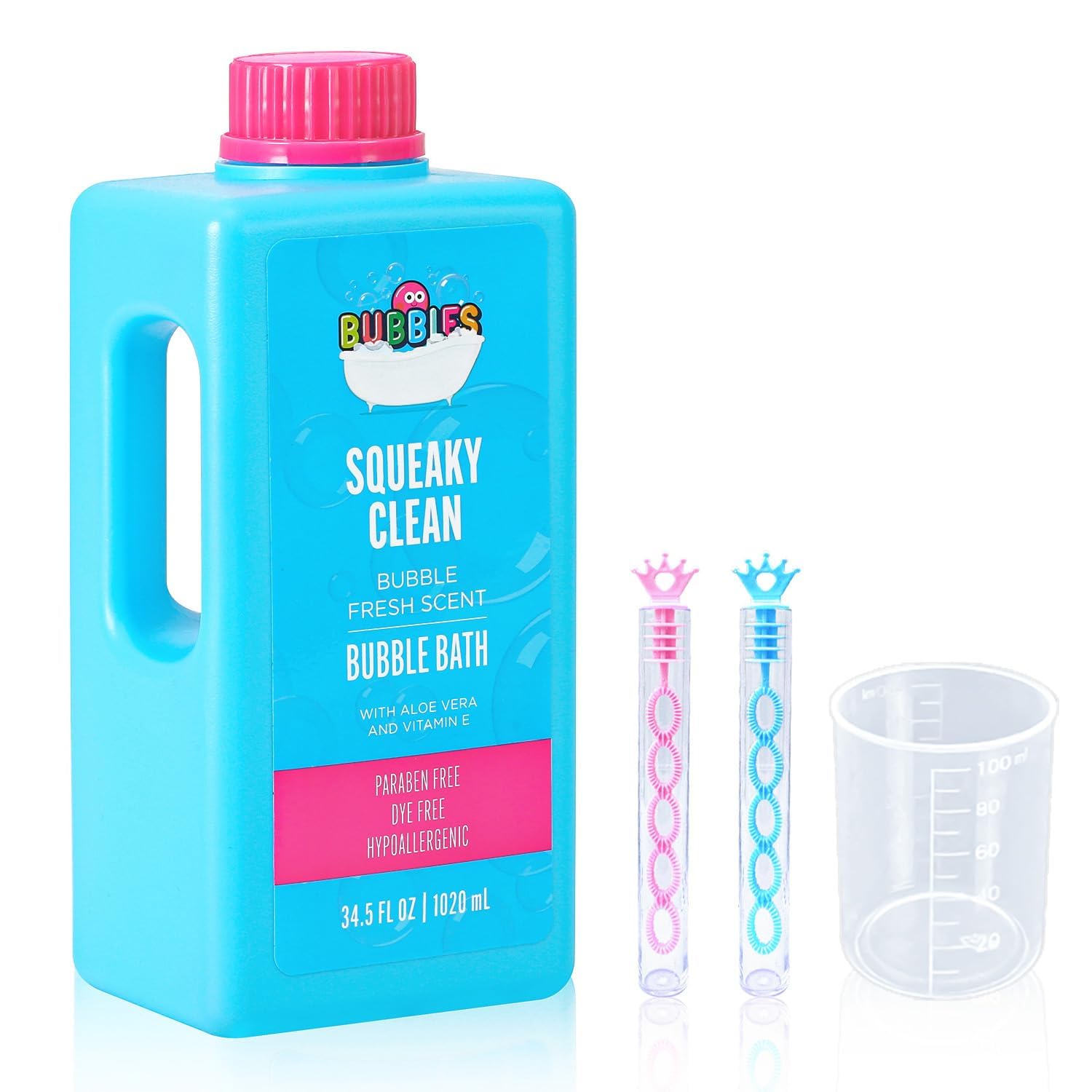 Generic Baby Kids Body Wash and Shampoo Bubble Bath for Toddlers Kids Soap Sensitive Skin Hypoallergenic with Aloe Vera and Vita