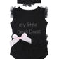 COSLAND Infant Baby Girls Lace Tutu Little Dress Bodysuit, Black, 0-3 Months