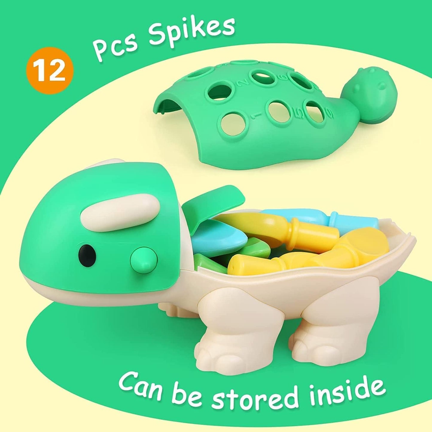 Montessori Learning Educational Toys for Baby 1 2 3 4 Year Old: Fine Motor Dinosaur Toys for Kids 2-4|Toddler Developmental Toys