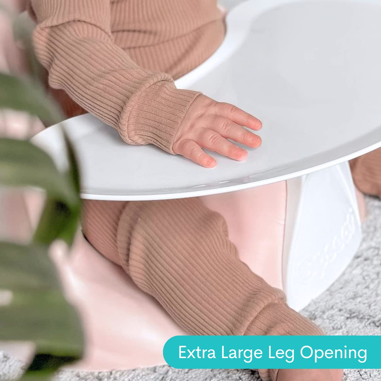 Upseat - The Original Ergonomic Baby Floor & Booster Seat with Tray, Developed with Physical Therapists for Upright Posture & He