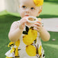 Princesasa Baby Girl Clothes Yellow Lemon Floral Ruffles Summer Cake Smash Outfits And Headband For Newborn Gifts,A6,7-12 Months