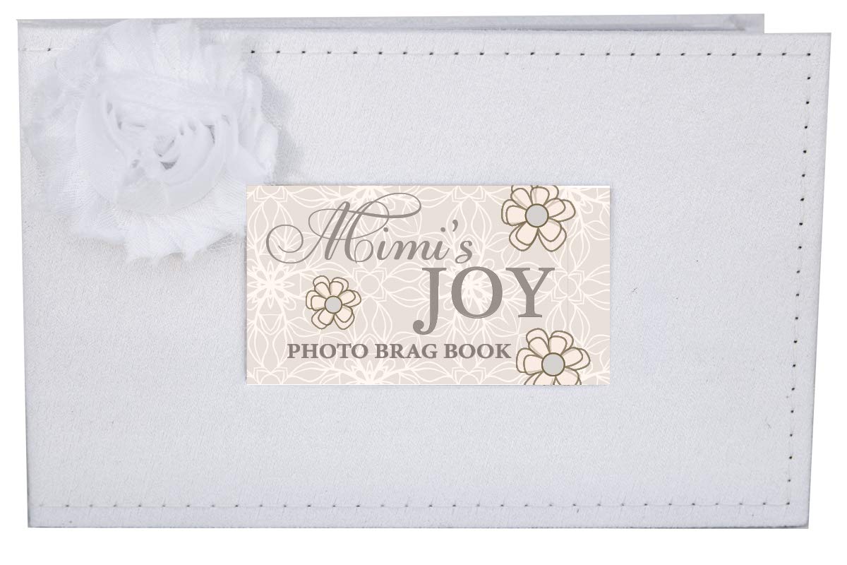 Mimi Joy Grandchildren Photo Album For New Grandparent, Sentimental Baby Shower Keepsake For Mimi, Mother'S Day Or Mimi Birthday