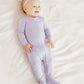 Vaenait Baby Toddler Boys Girls Solid Footie Pajama Cozy Modal Lilac 24M