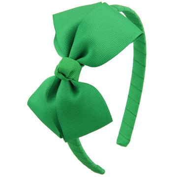 7Rainbows Cute Emerald Green Bow Headband For Girls Toddlers.