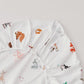Beeweed 4 Pieces Woodland Animal Toddler Bedding Set Boys Girls, 2 Sides Design Fox Bed In A Bag Comforter Set, Includes 1 Comfo