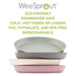 Weesprout Bamboo Plates (Pink, Green, Gray, & Beige, Without Lids)