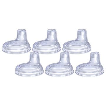 Nuby Sippy Gripper Cup Replacement Spouts (6 Count)