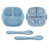 Tony Stark Newborn Essentials Baby Feeding Set, Suction Plate Set for Toddlers, Babies, Kids Plates for Food with Spoon Fork, Si