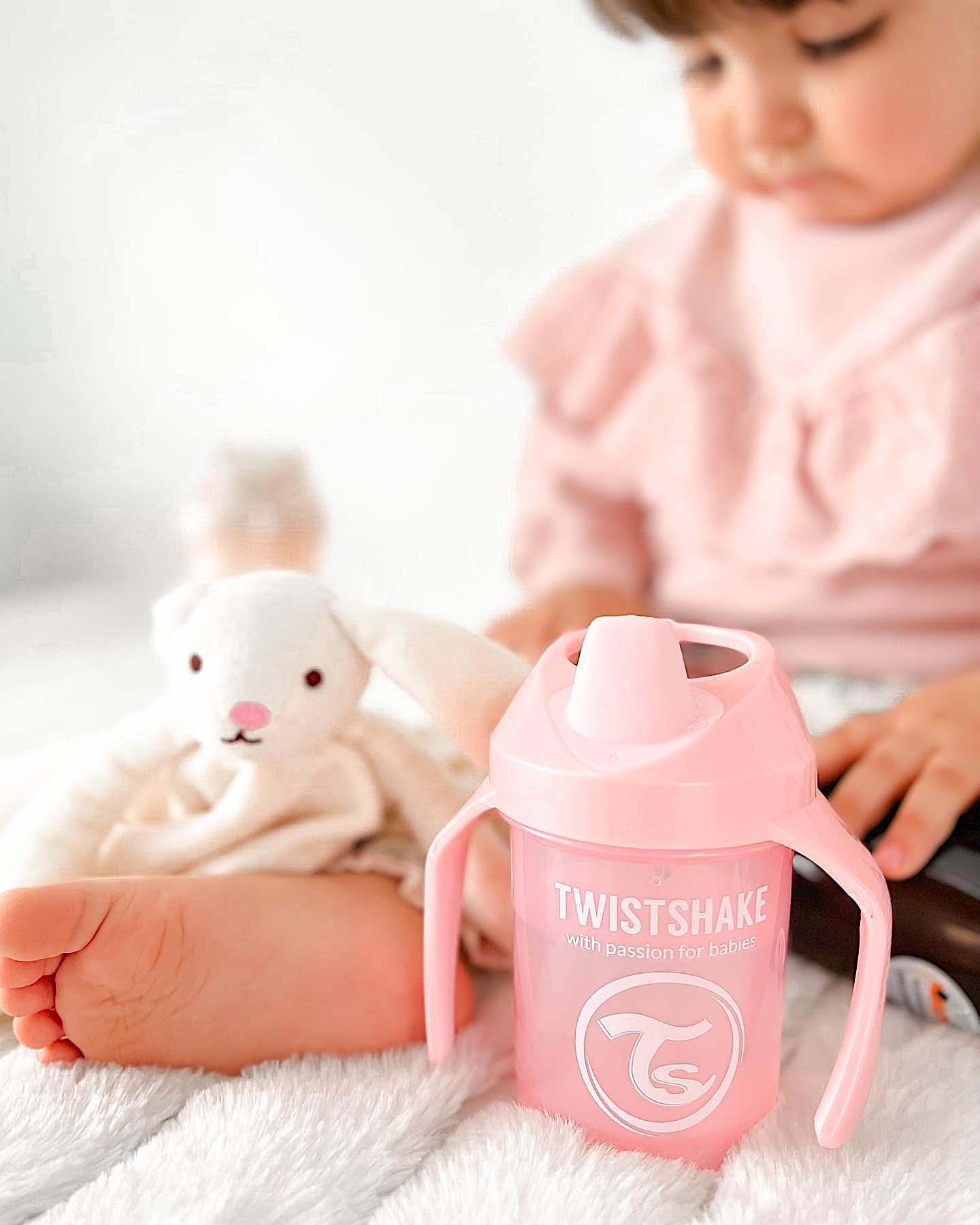 Twistshake Mini Cup 230Ml / 8Oz 4+M Pastel Grey