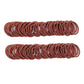 Joyeah Small Hair Ties For Kids,Mini Hair Bands Elastic Ponytail Holders(2 Mm X 2.5 Cm,Auburn Red)