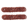 Joyeah Small Hair Ties For Kids,Mini Hair Bands Elastic Ponytail Holders(2 Mm X 2.5 Cm,Auburn Red)