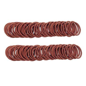 Joyeah Small Hair Ties For Kids,Mini Hair Bands Elastic Ponytail Holders(2 Mm X 2.5 Cm,Auburn Red)