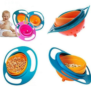 Liangting Spill Resistant Gyro Bowl With Lid