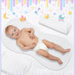 Timgle 6 Pcs 13 X 29 In Peanut Shape Changing Pad Liner Peanut Changing Pad Liner Portable Soft Peanut Changing Pad Washable Reu