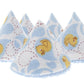 Washable cotton Pee-pee Teepees that shield baby boys pee during diaper changes. Makes a great add-on gift for a baby shower tha