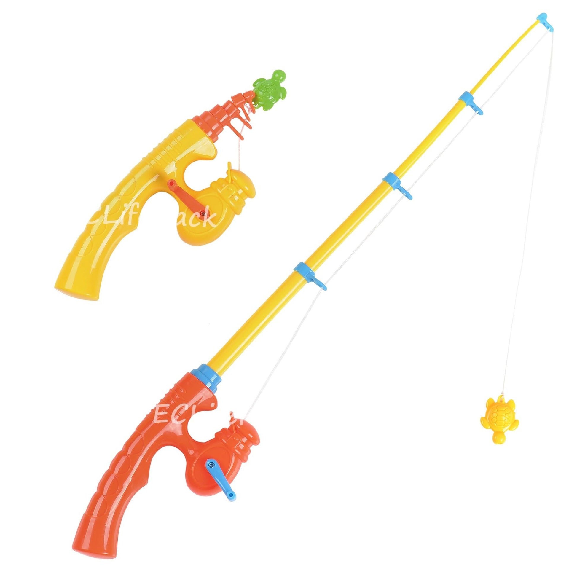 CozyBomB Magnetic Fishing Toy Pole 2 Pack for Replacement - No Fishes are Included - Bathtime Carnival Toddler Education Teachin