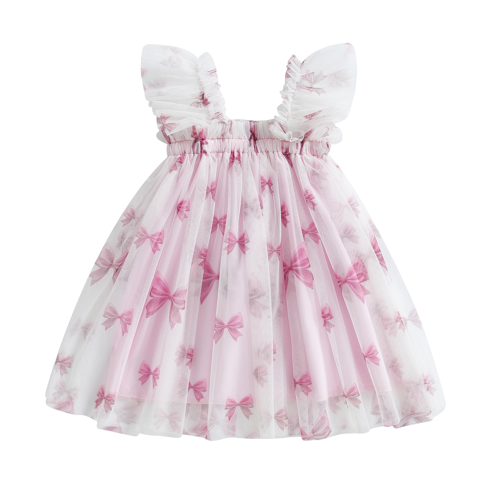 Toddler Baby Girl Dress Valentines Day Heart Bow Sleeveless Layered Tu – Cutebab WBBAPB0DQTX3Z6C