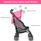 Baby Joy Lightweight Stroller, Compact Travel Stroller, Infant Stroller W/Adjustable Backrest & Canopy, Cup Holder, Storage Bask