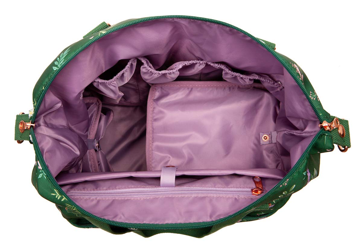 Sarah Wells Lizzy Womens Handbag Breast Pump Bag Olive Floral - 1 Count (Pack Of 1)