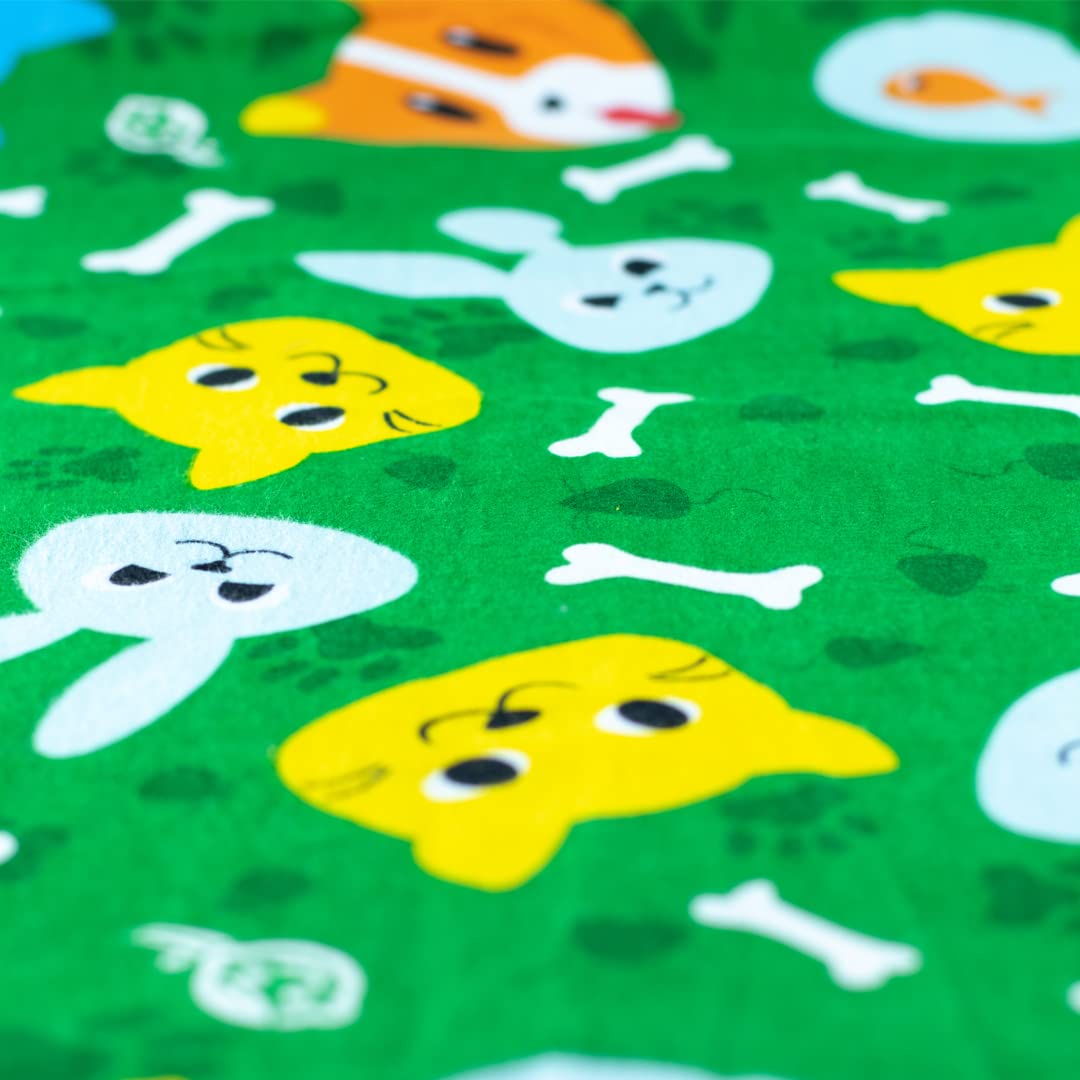 Kindermat 2' Jr. Daydreamer And Full Nap Mat Washable Cover - New Pet Pals Designs- Regular, 47' X 22', Great For Daycare & F