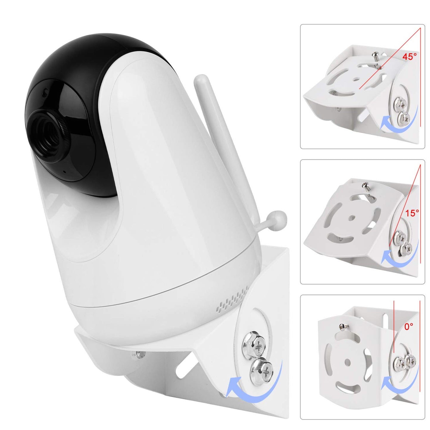 Uogw Baby Monitor Mount Compatible With Vava Baby Monitor Camera Va-Ih006 / Va-Ih009 / Hipp Baby Monitor,Adjustable Angle Wall M