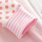 Baby Girl'S Cotton Clothing Set Perfect Cozy Romper Cute Footed Play Suit For 9-12 Month Toddler Pink Dots