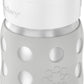 Lifefactory 8-Ounce Stainless-Steel Vacuum-Insulated Wide-Neck Baby Bottle With Straw Cap, Stone Gray (Ls2241Wcg4)