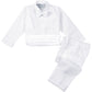 Spring Notion Baby Boys' White Classic Tuxedo With Tail Large /12-18 Months