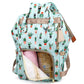 Large Capacity Baby Diaper Bag Backpack Waterproof Travel Nappy Diaper Bags Cute For Girls Boys (Potted Plants)