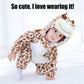 Abtshu Baby Giraffe Costume Toddler Halloween Dress Up Outfit 18-24 Months